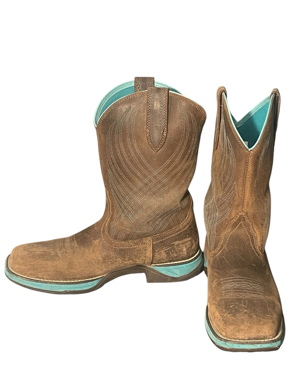 Ariat Anthem Distressed Java brown boots. Size 9B GUC - Picture 4 of 14